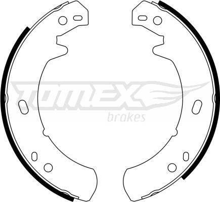 TOMEX brakes TX 23-24 - Bremžu loku komplekts ps1.lv