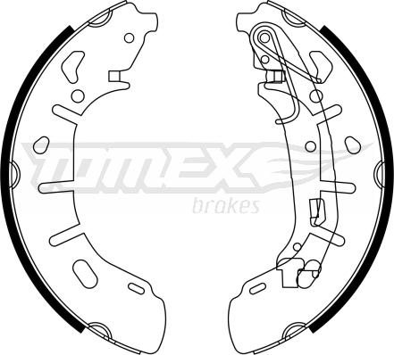 TOMEX brakes TX 23-21 - Bremžu loku komplekts ps1.lv