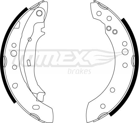 TOMEX brakes TX 23-23 - Bremžu loku komplekts ps1.lv