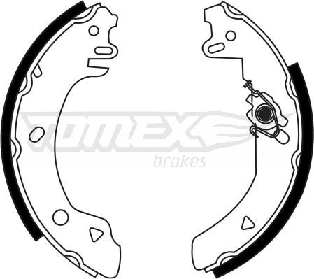 TOMEX brakes TX 23-22 - Bremžu loku komplekts ps1.lv