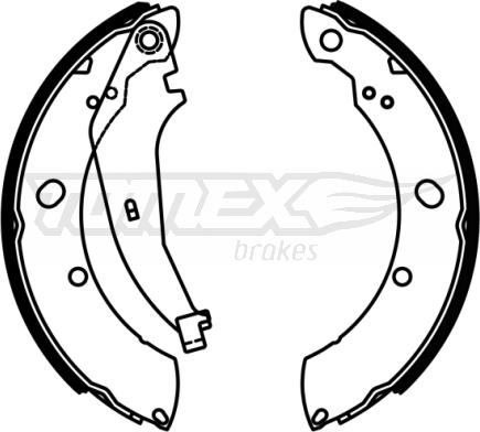 TOMEX brakes TX 22-97 - Bremžu loku komplekts ps1.lv