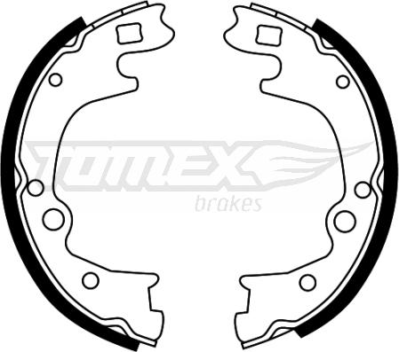 TOMEX brakes TX 22-49 - Bremžu loku komplekts ps1.lv