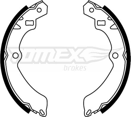 TOMEX brakes TX 22-46 - Bremžu loku komplekts ps1.lv