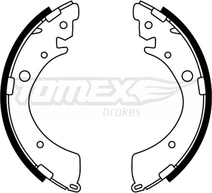 TOMEX brakes TX 22-40 - Bremžu loku komplekts ps1.lv