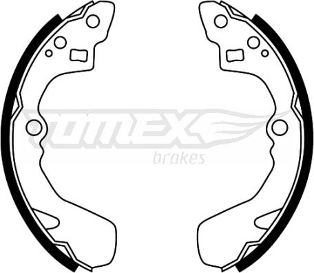 TOMEX brakes TX 22-48 - Bremžu loku komplekts ps1.lv