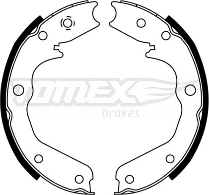 TOMEX brakes TX 22-43 - Bremžu loku komplekts ps1.lv