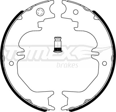 TOMEX brakes TX 22-64 - Bremžu loku komplekts ps1.lv