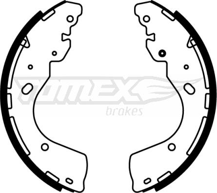 TOMEX brakes TX 22-66 - Bremžu loku komplekts ps1.lv