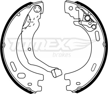 TOMEX brakes TX 22-63 - Bremžu loku komplekts ps1.lv