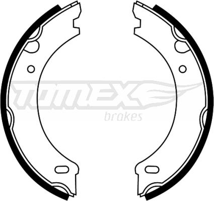 TOMEX brakes TX 22-09 - Bremžu loku komplekts ps1.lv