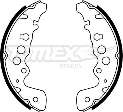 TOMEX brakes TX 22-04 - Bremžu loku komplekts ps1.lv