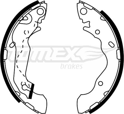 TOMEX brakes TX 22-05 - Bremžu loku komplekts ps1.lv