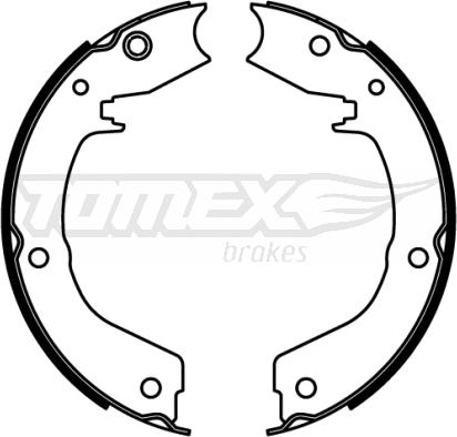 TOMEX brakes TX 22-19 - Bremžu loku komplekts ps1.lv