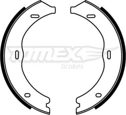 TOMEX brakes TX 22-12 - Bremžu loku komplekts ps1.lv