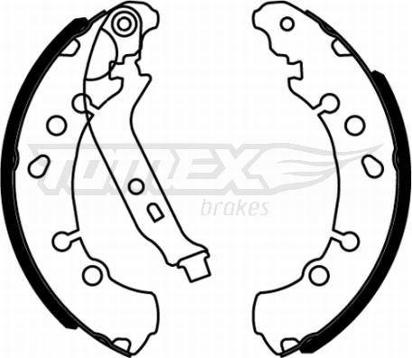 TOMEX brakes TX 22-17 - Bremžu loku komplekts ps1.lv