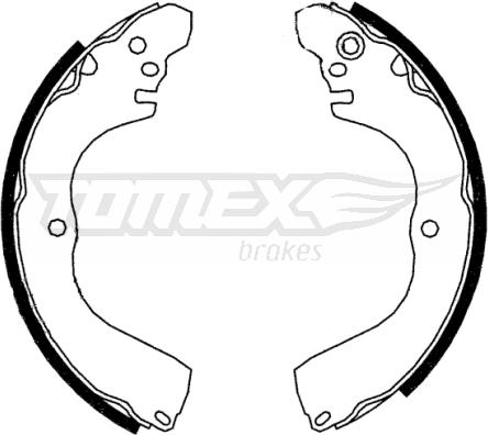 TOMEX brakes TX 22-89 - Bremžu loku komplekts ps1.lv