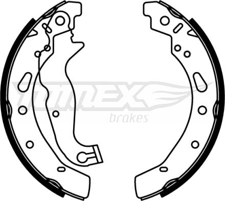 TOMEX brakes TX 22-80 - Bremžu loku komplekts ps1.lv