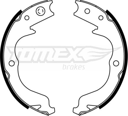 TOMEX brakes TX 22-81 - Bremžu loku komplekts ps1.lv