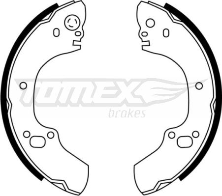 TOMEX brakes TX 22-88 - Bremžu loku komplekts ps1.lv