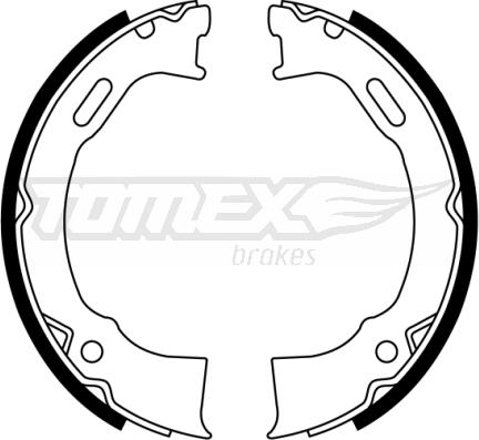 TOMEX brakes TX 22-87 - Bremžu loku komplekts ps1.lv