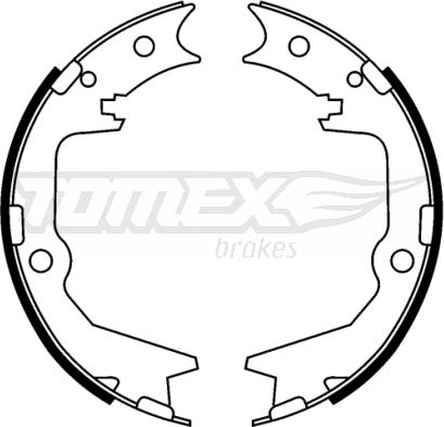 TOMEX brakes TX 22-39 - Bremžu loku komplekts ps1.lv