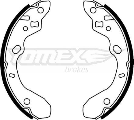 TOMEX brakes TX 22-34 - Bremžu loku komplekts ps1.lv