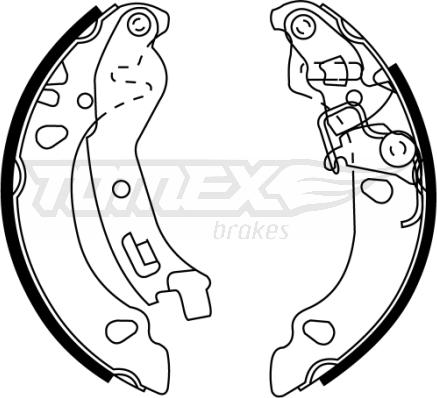 TOMEX brakes TX 22-36 - Bremžu loku komplekts ps1.lv