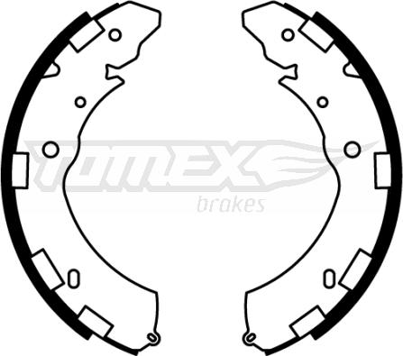 TOMEX brakes TX 22-37 - Bremžu loku komplekts ps1.lv
