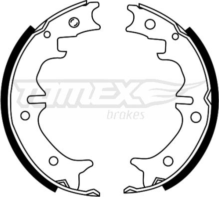 TOMEX brakes TX 22-29 - Bremžu loku komplekts ps1.lv