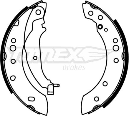 TOMEX brakes TX 22-21 - Bremžu loku komplekts ps1.lv