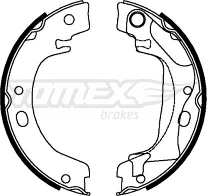 TOMEX brakes TX 22-28 - Bremžu loku komplekts ps1.lv