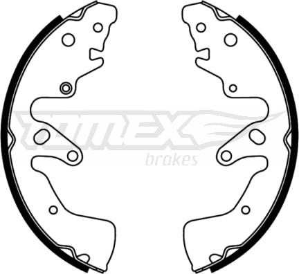 TOMEX brakes TX 22-74 - Bremžu loku komplekts ps1.lv