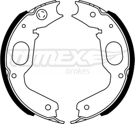 TOMEX brakes TX 22-73 - Bremžu loku komplekts ps1.lv