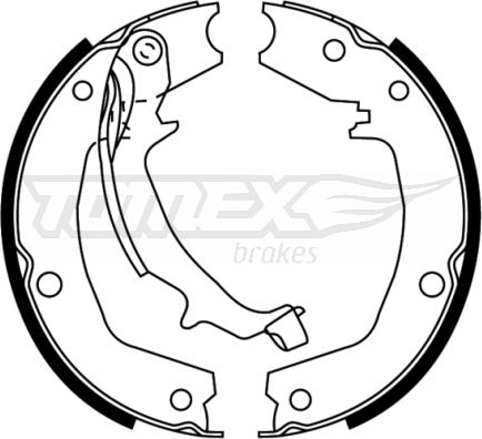 TOMEX brakes TX 22-72 - Bremžu loku komplekts ps1.lv