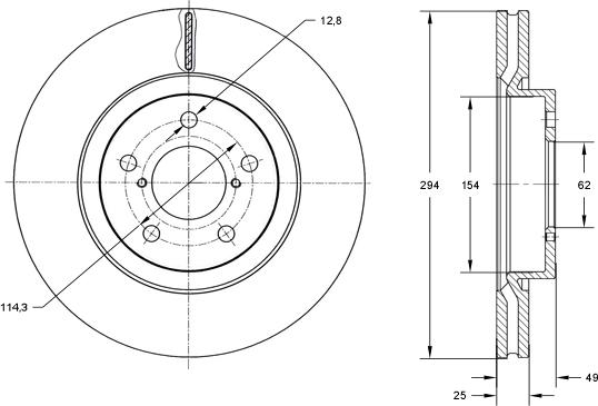 TOMEX brakes TX 72-96 - Bremžu diski ps1.lv