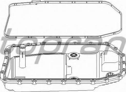 Topran 500 992 786 - Eļļas vācele, Automātiskā pārnesumkārba ps1.lv