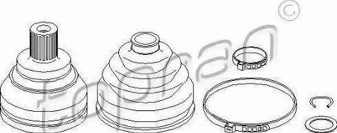 Topran 104 075 - Šarnīru komplekts, Piedziņas vārpsta ps1.lv