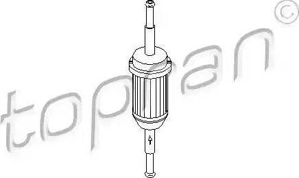 Topran 103 250 - Degvielas filtrs ps1.lv