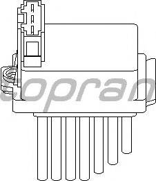 Topran 111 035 755 - Rezistors, Salona ventilators ps1.lv