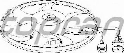 Topran 111 283 755 - Ventilators, Motora dzesēšanas sistēma ps1.lv