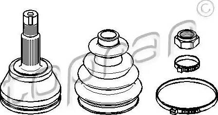 Topran 300 886 - Šarnīru komplekts, Piedziņas vārpsta ps1.lv