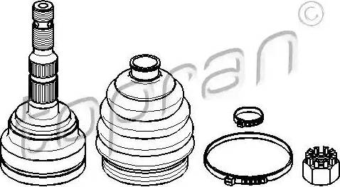 Topran 206 112 - Šarnīru komplekts, Piedziņas vārpsta ps1.lv