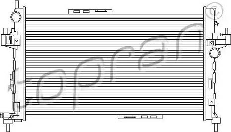 Topran 207 398 - Radiators, Motora dzesēšanas sistēma ps1.lv