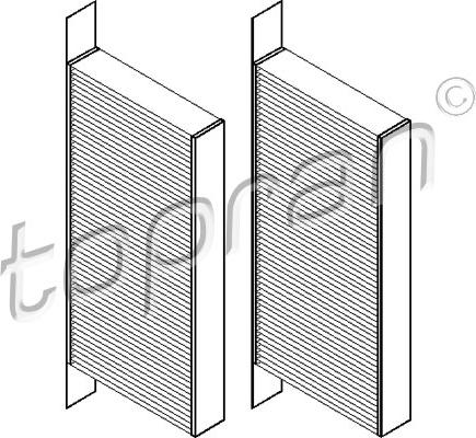 Topran 700 726 755 - Filtrs, Salona telpas gaiss ps1.lv