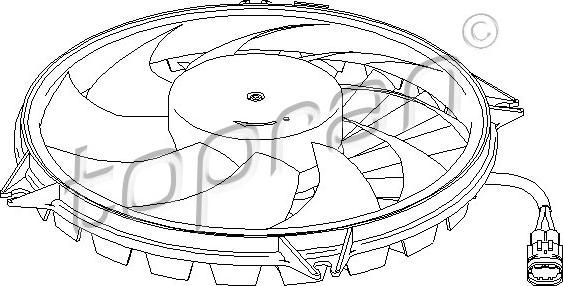 Topran 721 541 - Ventilators, Motora dzesēšanas sistēma ps1.lv