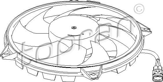 Topran 721 534 - Ventilators, Motora dzesēšanas sistēma ps1.lv