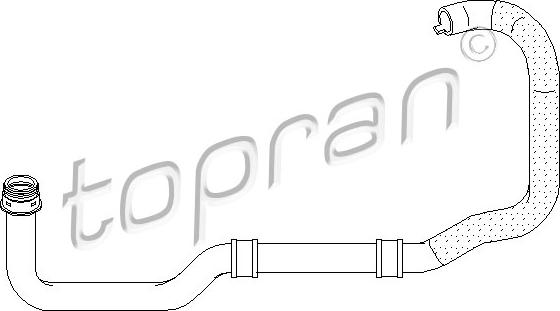 Topran 721 835 - Radiatora cauruļvads ps1.lv