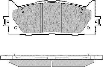 TOYOTA 0446533471 - Bremžu uzliku kompl., Disku bremzes ps1.lv