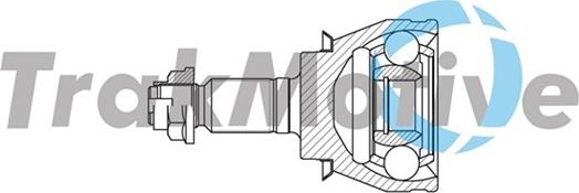 TrakMotive 40-0809 - Šarnīru komplekts, Piedziņas vārpsta ps1.lv