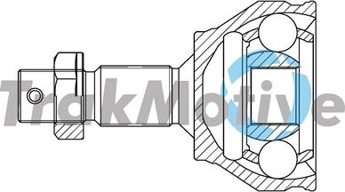 TrakMotive 40-0796 - Šarnīru komplekts, Piedziņas vārpsta ps1.lv